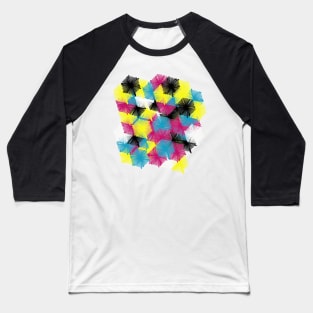 Cmyk Baseball T-Shirt